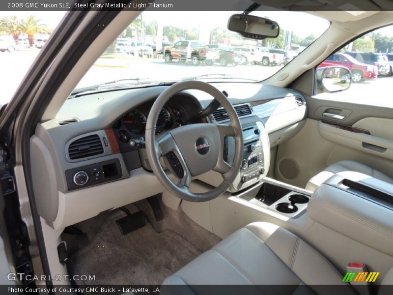 Steel Gray Metallic / Light Titanium 2008 GMC Yukon SLE