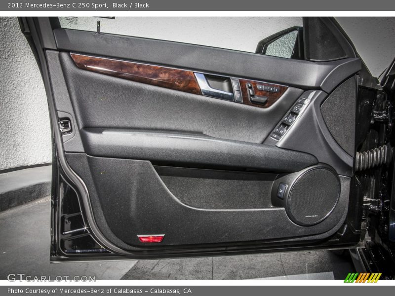 Black / Black 2012 Mercedes-Benz C 250 Sport
