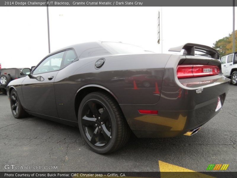 Granite Crystal Metallic / Dark Slate Gray 2014 Dodge Challenger R/T Blacktop