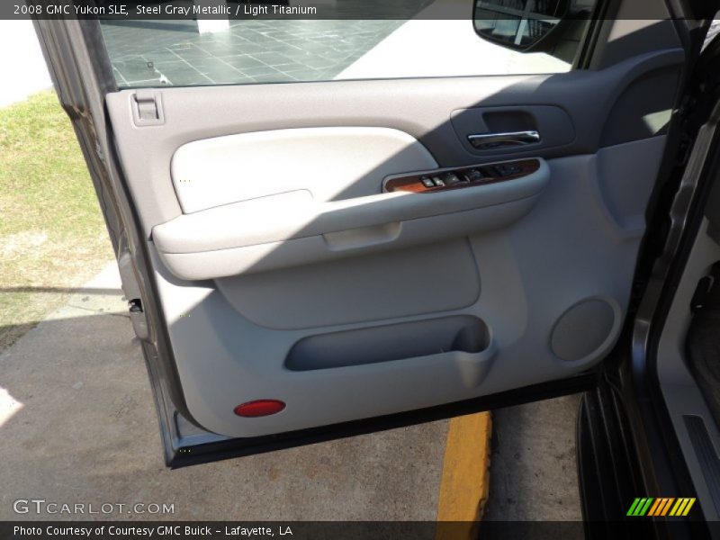 Steel Gray Metallic / Light Titanium 2008 GMC Yukon SLE