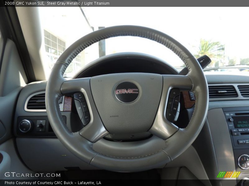 Steel Gray Metallic / Light Titanium 2008 GMC Yukon SLE