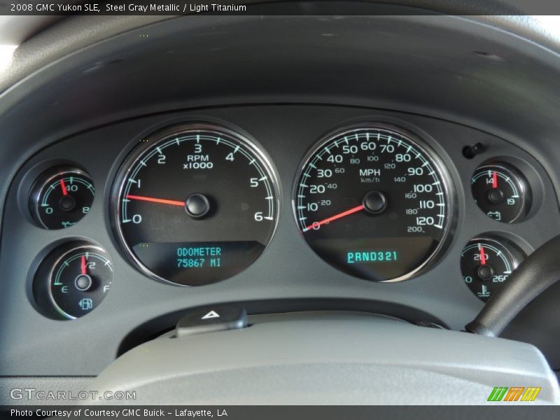 Steel Gray Metallic / Light Titanium 2008 GMC Yukon SLE