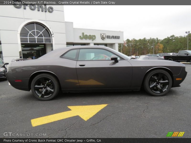 Granite Crystal Metallic / Dark Slate Gray 2014 Dodge Challenger R/T Blacktop