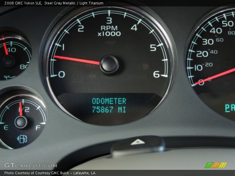 Steel Gray Metallic / Light Titanium 2008 GMC Yukon SLE