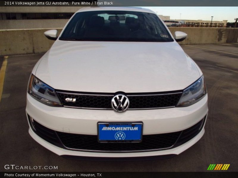 Pure White / Titan Black 2014 Volkswagen Jetta GLI Autobahn