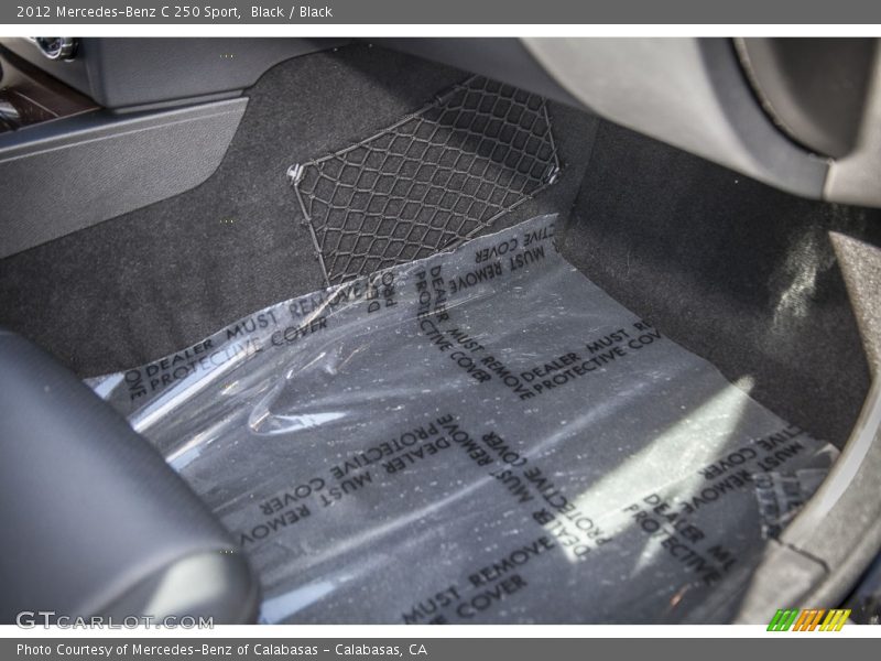 Black / Black 2012 Mercedes-Benz C 250 Sport
