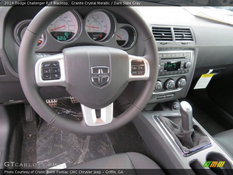 Granite Crystal Metallic / Dark Slate Gray 2014 Dodge Challenger R/T Blacktop