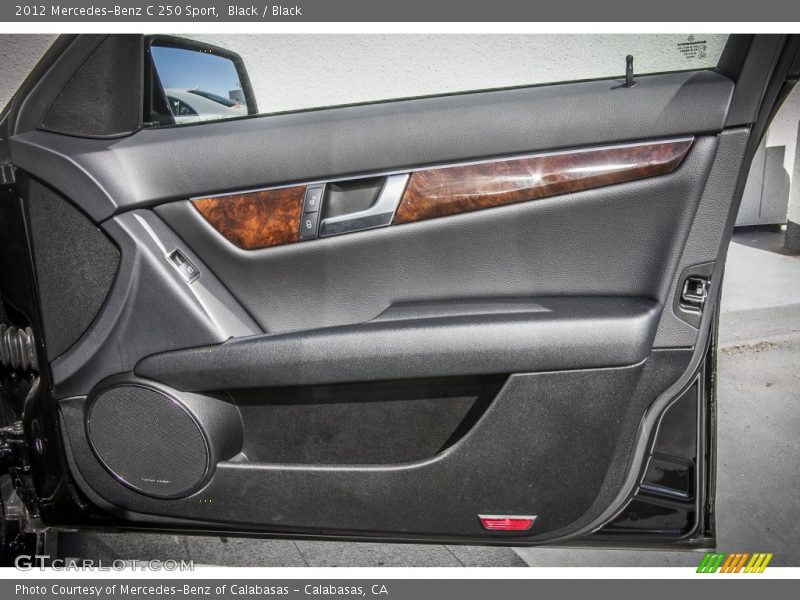 Black / Black 2012 Mercedes-Benz C 250 Sport