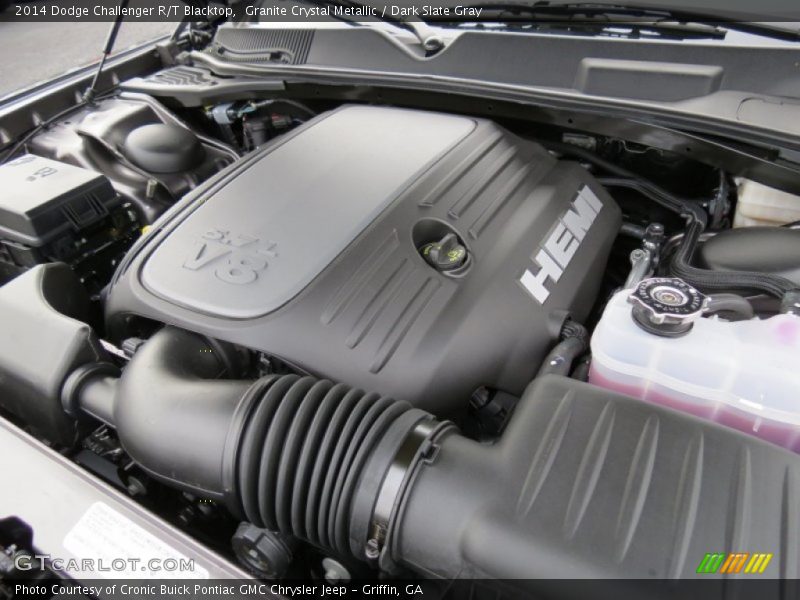 Granite Crystal Metallic / Dark Slate Gray 2014 Dodge Challenger R/T Blacktop