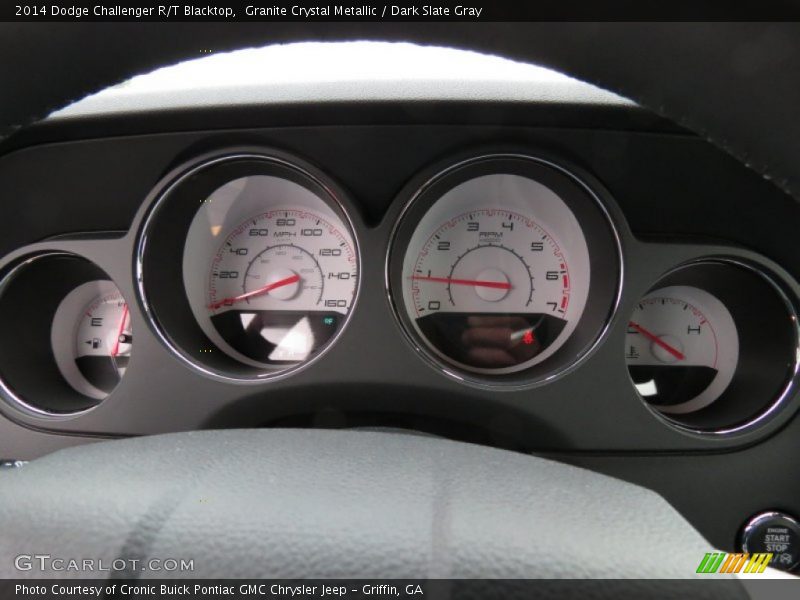 Granite Crystal Metallic / Dark Slate Gray 2014 Dodge Challenger R/T Blacktop
