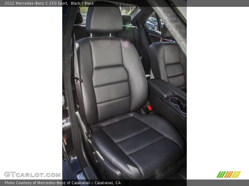 Black / Black 2012 Mercedes-Benz C 250 Sport