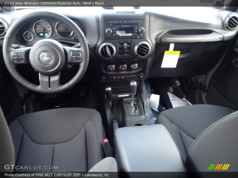 Anvil / Black 2014 Jeep Wrangler Unlimited Rubicon 4x4