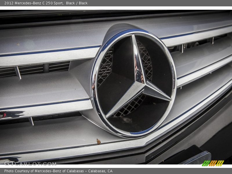 Black / Black 2012 Mercedes-Benz C 250 Sport