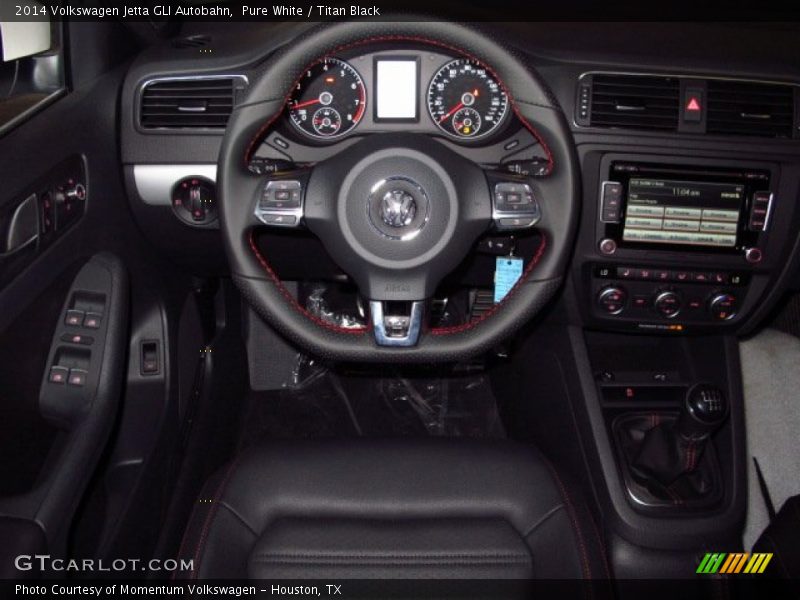 Pure White / Titan Black 2014 Volkswagen Jetta GLI Autobahn