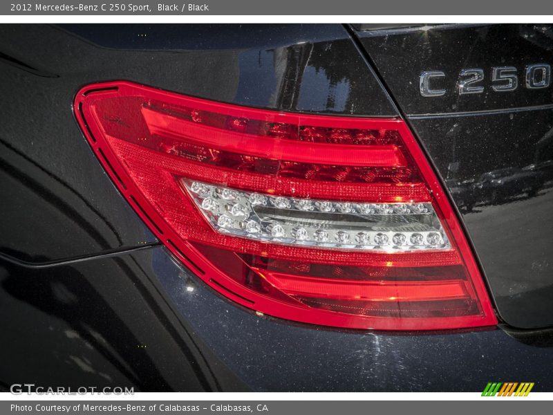 Black / Black 2012 Mercedes-Benz C 250 Sport
