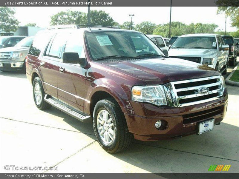 Autumn Red Metallic / Camel 2012 Ford Expedition XLT 4x4