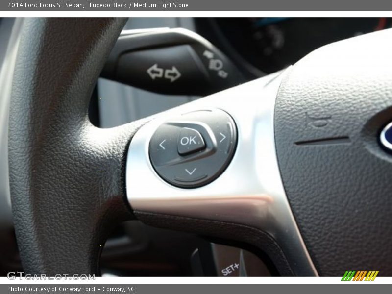 Tuxedo Black / Medium Light Stone 2014 Ford Focus SE Sedan