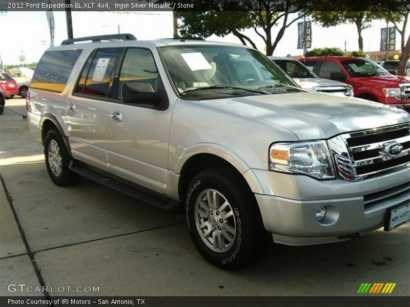 Ingot Silver Metallic / Stone 2012 Ford Expedition EL XLT 4x4
