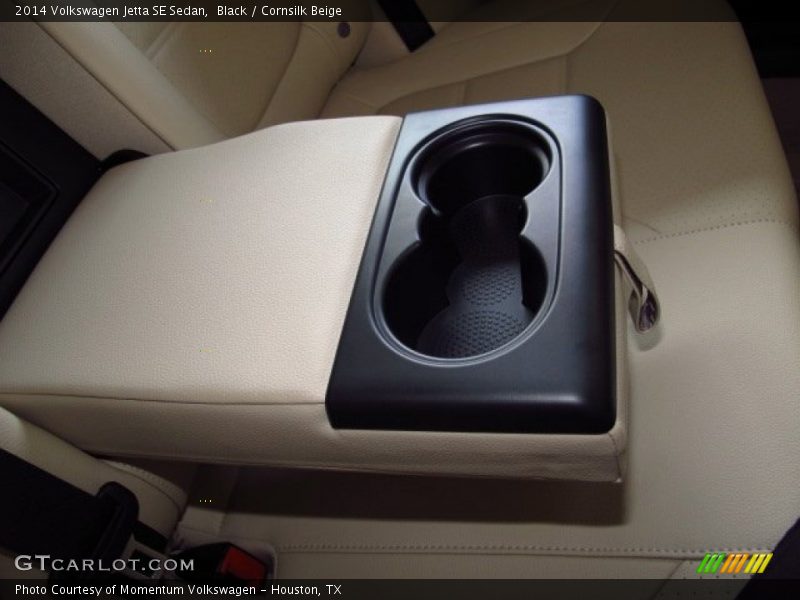 Black / Cornsilk Beige 2014 Volkswagen Jetta SE Sedan