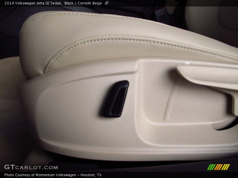 Black / Cornsilk Beige 2014 Volkswagen Jetta SE Sedan