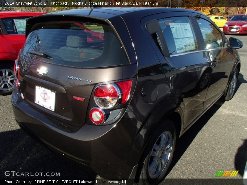 Mocha Bronze Metallic / Jet Black/Dark Titanium 2014 Chevrolet Sonic LT Hatchback