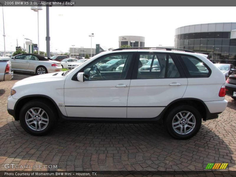 Alpine White / Beige 2006 BMW X5 3.0i