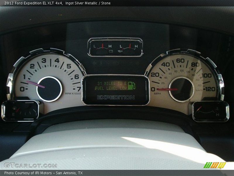 Ingot Silver Metallic / Stone 2012 Ford Expedition EL XLT 4x4