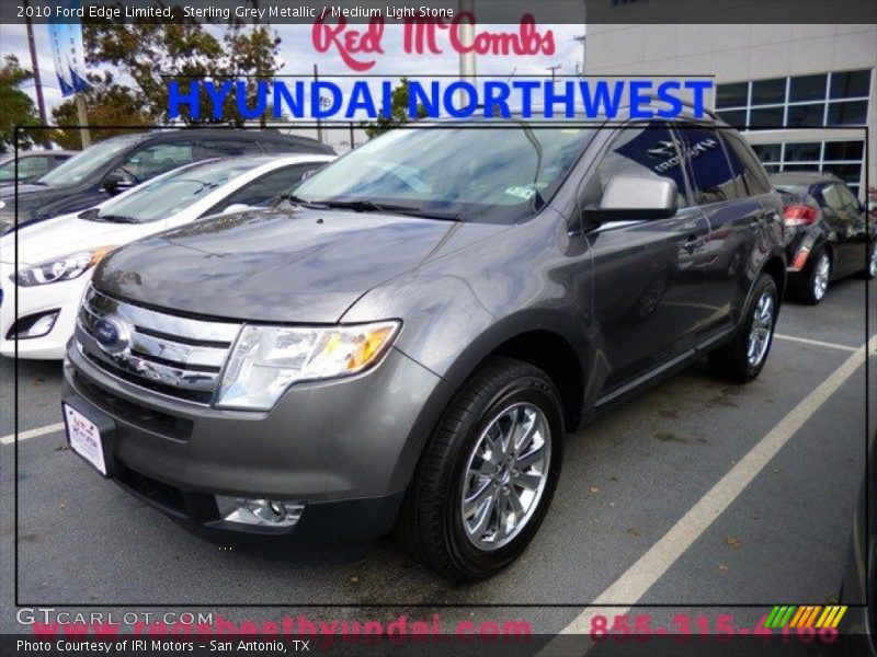 Sterling Grey Metallic / Medium Light Stone 2010 Ford Edge Limited