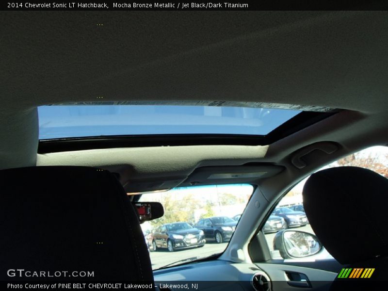Mocha Bronze Metallic / Jet Black/Dark Titanium 2014 Chevrolet Sonic LT Hatchback