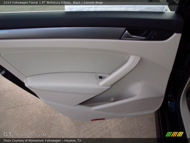 Black / Cornsilk Beige 2014 Volkswagen Passat 1.8T Wolfsburg Edition
