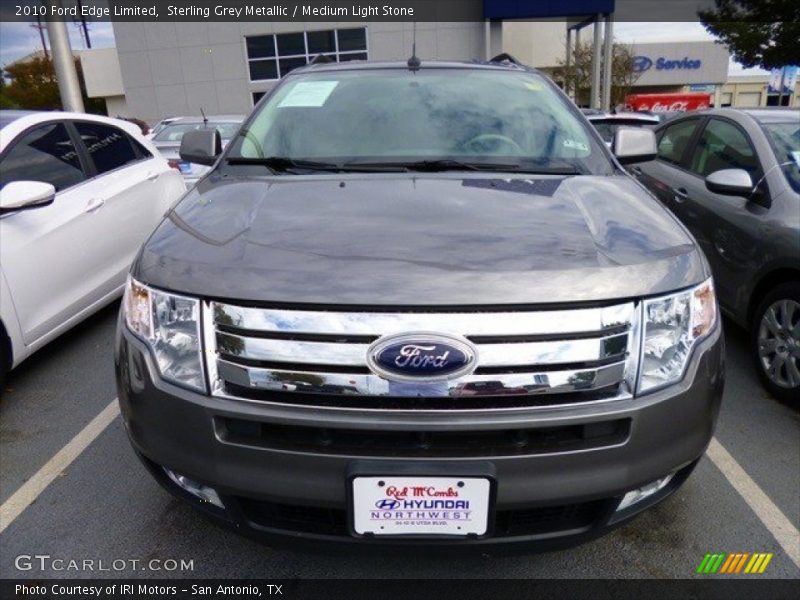 Sterling Grey Metallic / Medium Light Stone 2010 Ford Edge Limited