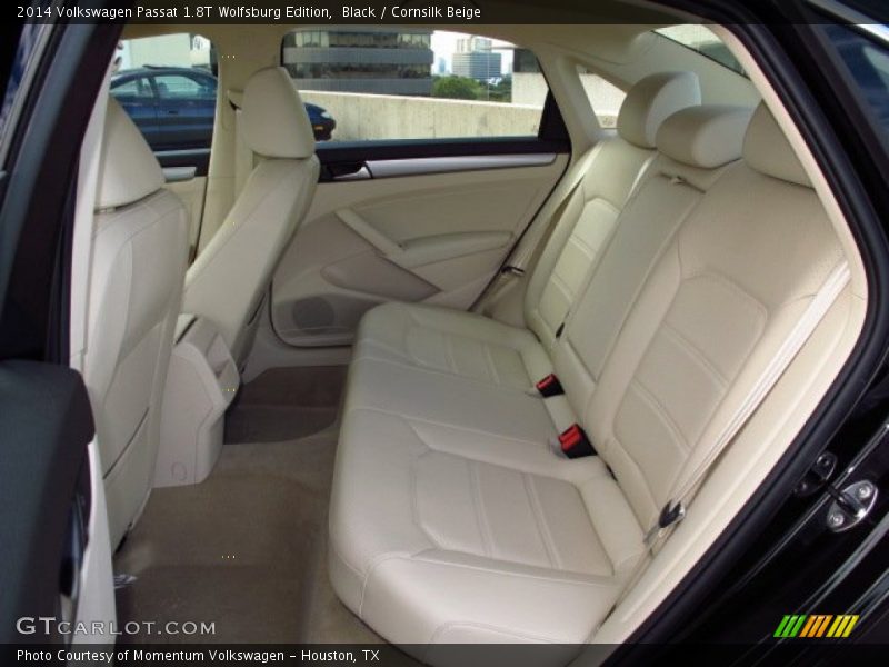 Black / Cornsilk Beige 2014 Volkswagen Passat 1.8T Wolfsburg Edition