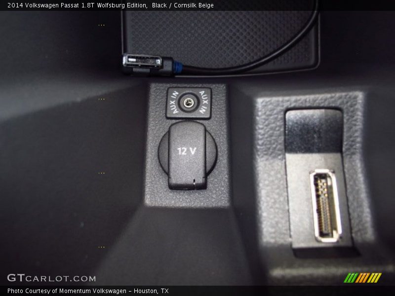 Black / Cornsilk Beige 2014 Volkswagen Passat 1.8T Wolfsburg Edition