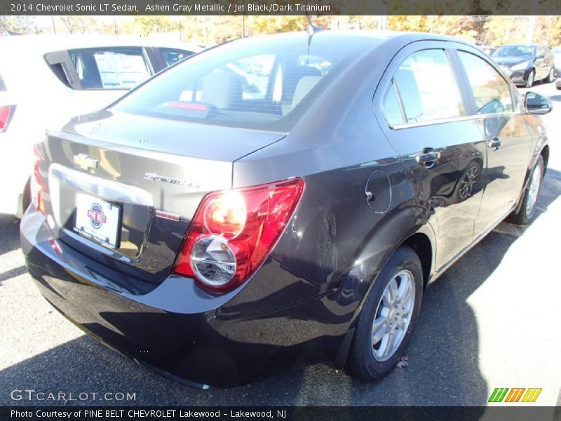 Ashen Gray Metallic / Jet Black/Dark Titanium 2014 Chevrolet Sonic LT Sedan