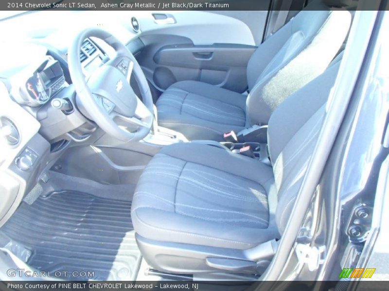 Ashen Gray Metallic / Jet Black/Dark Titanium 2014 Chevrolet Sonic LT Sedan