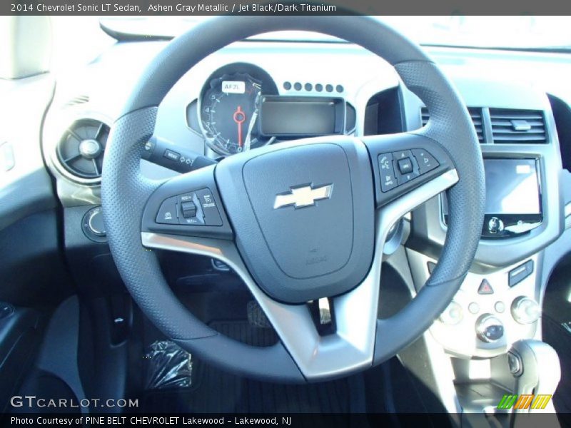 Ashen Gray Metallic / Jet Black/Dark Titanium 2014 Chevrolet Sonic LT Sedan