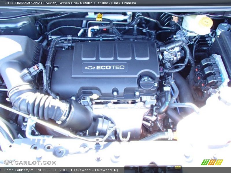 Ashen Gray Metallic / Jet Black/Dark Titanium 2014 Chevrolet Sonic LT Sedan