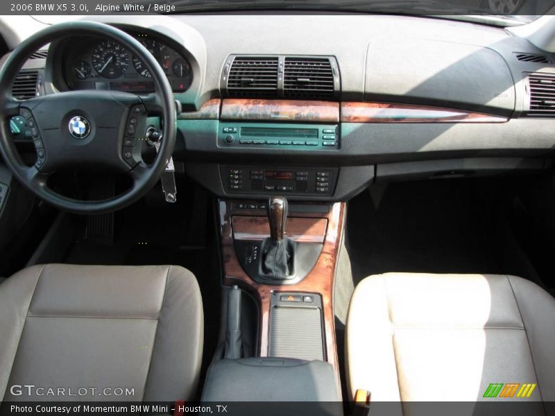Alpine White / Beige 2006 BMW X5 3.0i