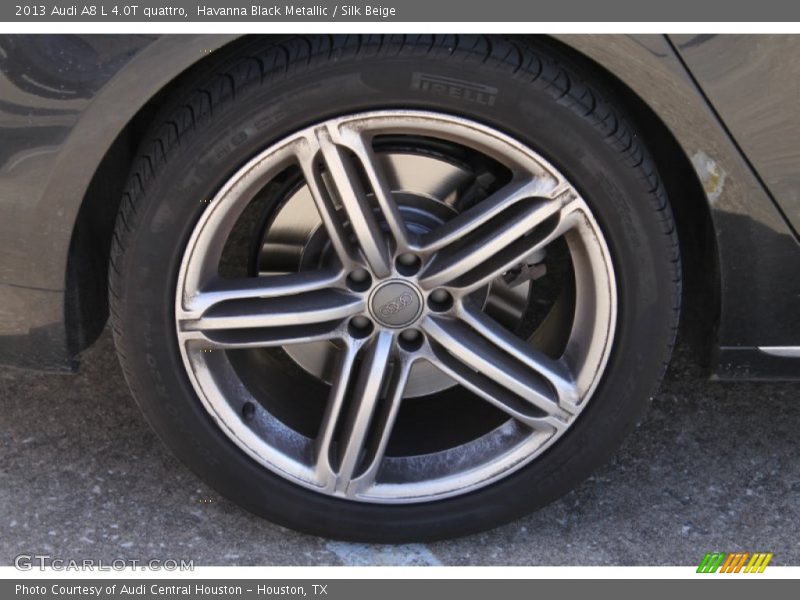 Havanna Black Metallic / Silk Beige 2013 Audi A8 L 4.0T quattro