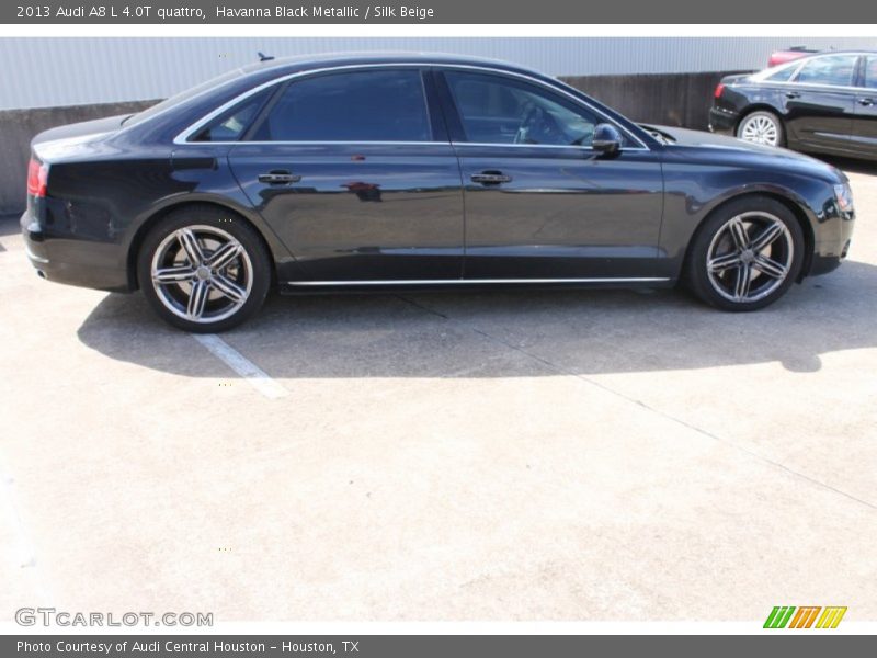 Havanna Black Metallic / Silk Beige 2013 Audi A8 L 4.0T quattro