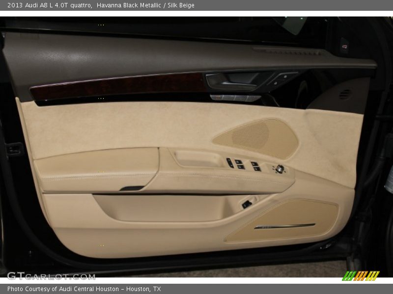 Havanna Black Metallic / Silk Beige 2013 Audi A8 L 4.0T quattro