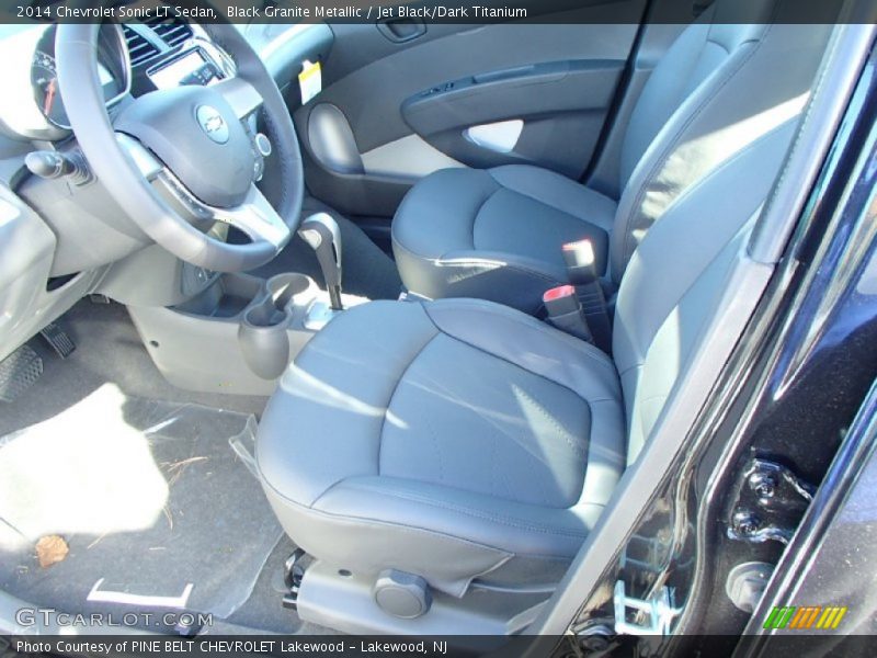 Black Granite Metallic / Jet Black/Dark Titanium 2014 Chevrolet Sonic LT Sedan