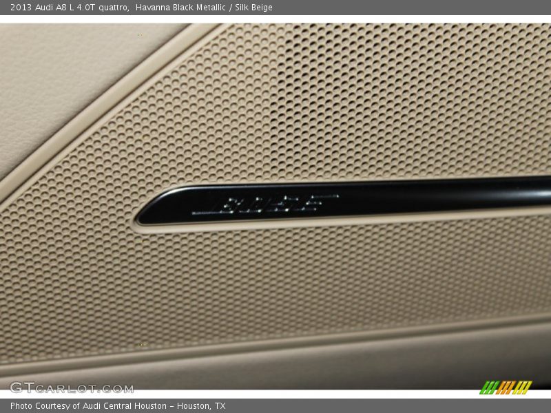 Havanna Black Metallic / Silk Beige 2013 Audi A8 L 4.0T quattro