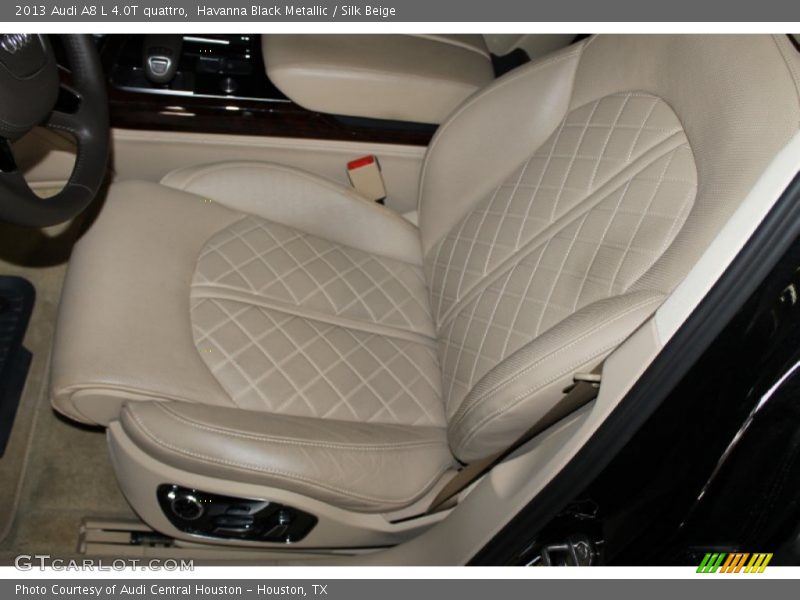 Havanna Black Metallic / Silk Beige 2013 Audi A8 L 4.0T quattro
