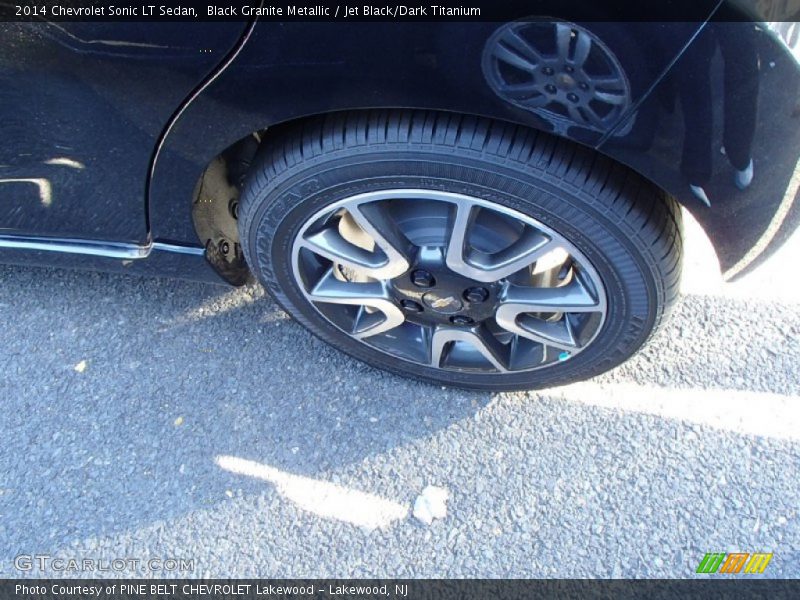 Black Granite Metallic / Jet Black/Dark Titanium 2014 Chevrolet Sonic LT Sedan