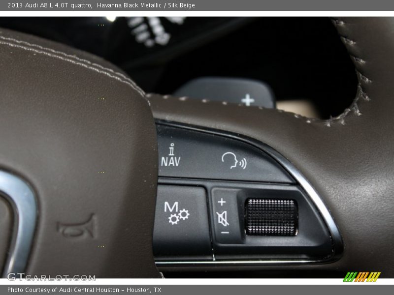Havanna Black Metallic / Silk Beige 2013 Audi A8 L 4.0T quattro