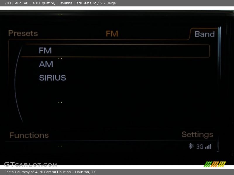 Havanna Black Metallic / Silk Beige 2013 Audi A8 L 4.0T quattro