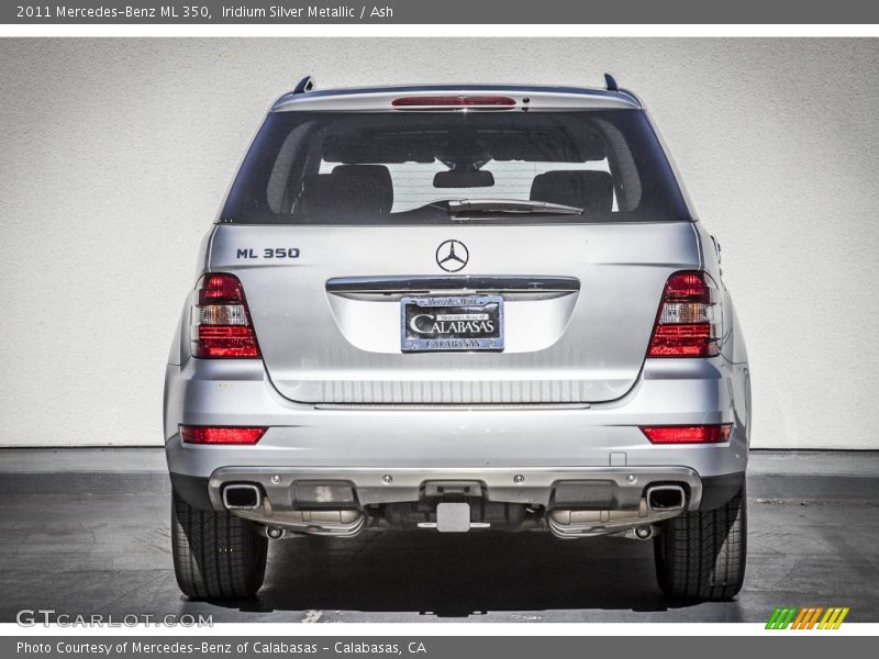 Iridium Silver Metallic / Ash 2011 Mercedes-Benz ML 350