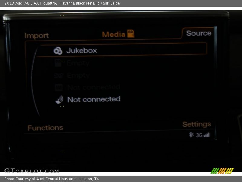 Havanna Black Metallic / Silk Beige 2013 Audi A8 L 4.0T quattro