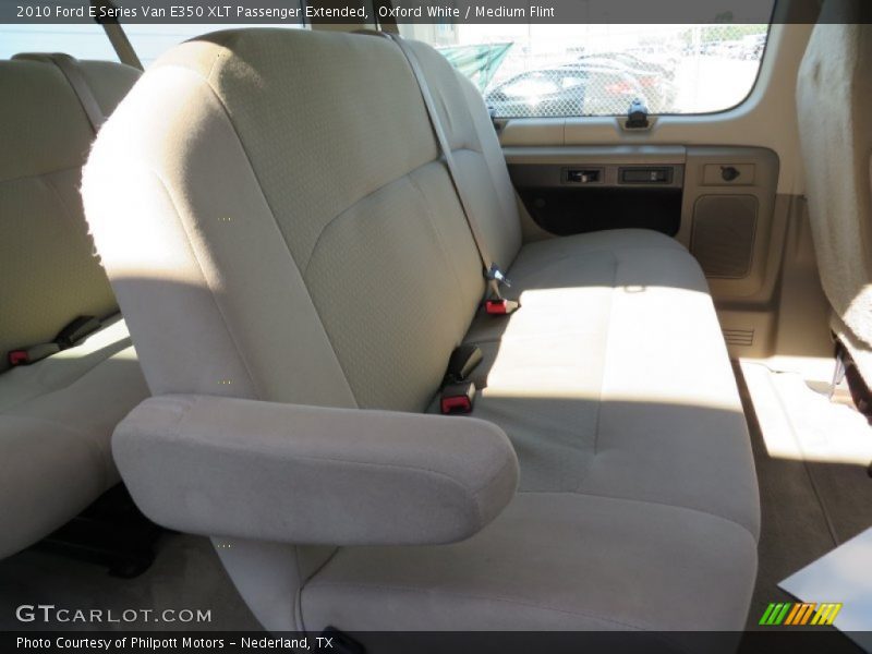 Oxford White / Medium Flint 2010 Ford E Series Van E350 XLT Passenger Extended
